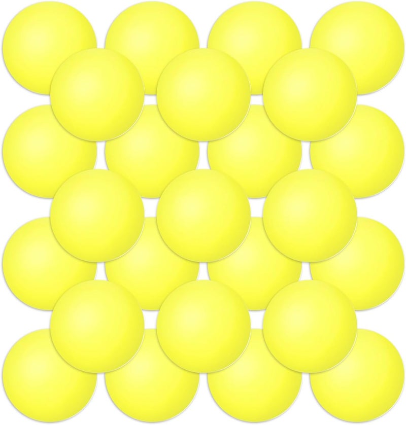 SEEVOR 28 Pcs Balls Table Tennis Balls 40mm Color Plastic Balls Bulk Washable Small Game Balls for Party Decoration Handcrafted Art Carnival Pool Games - Image 1
